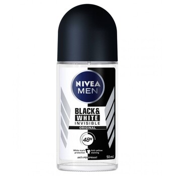 Invisible For Black & White Power - Guľôčkový antiperspirant pre mužov